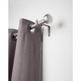 thumbnail image 2 of HOMETRENDS CAP 1" DRAPERY ROD SET 60-144" NICKEL, 2 of 2