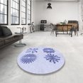 thumbnail image 4 of Ahgly Tapis Rectangulaire Lavable en Machine Intérieur Lavande Bleu, 6 Pieds x 9 Pieds, 4 of 7