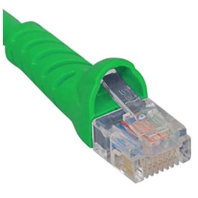 14 Pi. Cat 5E Cordon de Raccordement de Botte Moulé - Vert