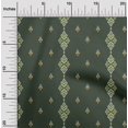 thumbnail image 1 of oneOone Tissu Polyester Lycra Rayé & Tourbillon Tissu Imprimé Ikat au Mètre 56 Pouces de Large, 1 of 4
