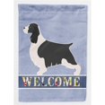 thumbnail image 1 of Carolines Treasures BB8273CHF English Springer Spaniel Welcome Flag Toile Maison Taille, 1 of 4