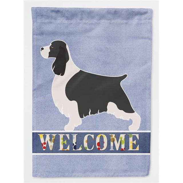 Carolines Treasures BB8273CHF English Springer Spaniel Welcome Flag Toile Maison Taille