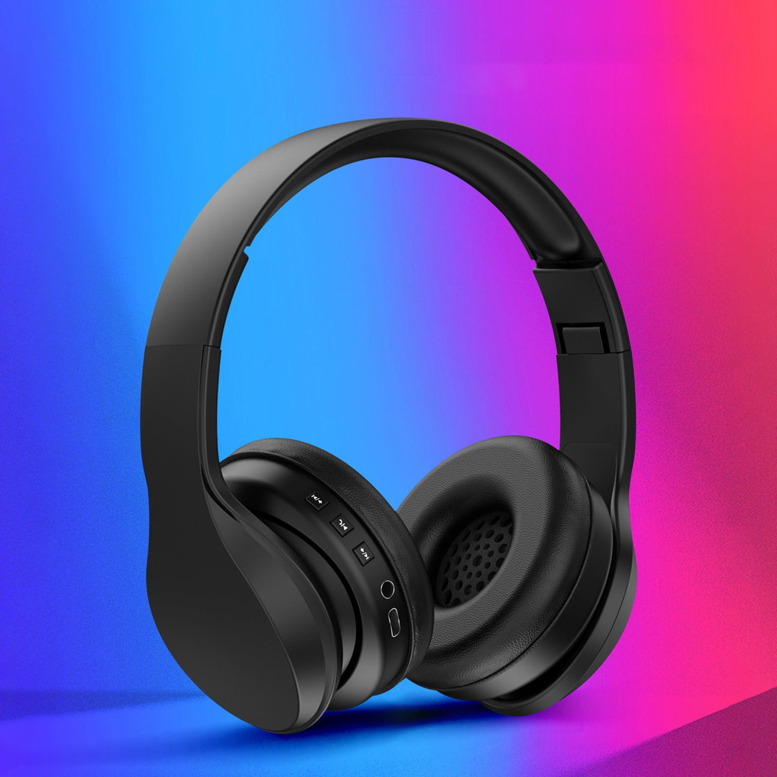 Speakers Bluetooth Wireless,Headphones Wireless Bluetooth,Bluetooth Headphones Over-Ear,Foldable Wireless and Wired Stereo Headset,For Cell Phone,Pc,Soft Earmuffs &Light Weight for Prolonged Wearing