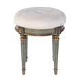 thumbnail image 3 of Butler Specialty Company Bernadette Tabouret de Coiffeuse Rond Rembourré de 18 Po L - Vert, 3 of 6