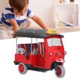 thumbnail image 3 of Tricycle Thaï à Rétrofriction, Modèle de Voiture Tuk-Tuk en Alliage avec Motif, Jouet Véhicule Rétro pour Enfants de 3 Ans et Plus, Voiture à Rétrofriction Facile à Utiliser pour le Jeu et la Collection des Enfants, 3 of 7