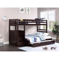 thumbnail image 1 of JLG Twin over Double Bunk Bed, Left-Hand Staircase with Extension Kit (Espresso), 1 of 1