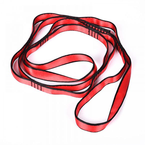 YSTINNG Stretching Strap with 6 Loops, Yoga Straps for Stretching Physical Therapy Equipment Non-Elastic Hamstring Stretcher A311-001