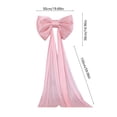 thumbnail image 3 of TopLLC Home Decor, Room Decor, Wall Decor 20in Big Bows Decorations For Party Decorations Wedding Decorations Wall Decor Baby Shower Christmas Tree Bows Birthday Decorations Polyester Bows, 3 of 6