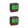 thumbnail image 1 of Shengyu 1/2/3 Level Box Protractor 490° Levels Gauge Bevel Gauges with Magnetic Base Electronic Angle Protractors Measuring Tools Red/Type 2 2PCS, 1 of 6