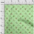 thumbnail image 2 of oneOone Silk Tabby Light Green Fabric Ocean Turtles Sewing Craft Projects Fabric Prints By Yard 42 Inch Wide, 2 of 4
