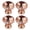 4pcs, variant on Rose Gold DIY Unique Color Pull Handle Crystal Cabinet Drawer Door Knob 30mm