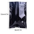 thumbnail image 3 of Sacs Étanches Refermables en Mylar Sac Ziplock Plat 100 Pcs Sacs de Rangement, 3 of 9