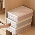 thumbnail image 4 of Under Bed Storage Bags with Handles Transparent Mesh Wardrobe Organizer for Blankets, 4 of 9