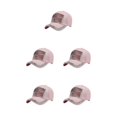 thumbnail image 3 of Decodeary Casquette de Baseball à la Mode Ajustable et Protégée du Soleil Chapeau Multicolore Rose 5Set, 3 of 6