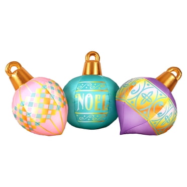 Décorations gonflables brillantes de 1,80 m pour occasions spéciales – Décoration extérieure de Noël