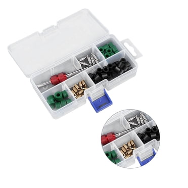 71pcs Air Condition Repair Kit - AC Recharge Hose Gasket, Valve Cores, Hose Gaskets with Universal AC Tools for Car Air Conditioning