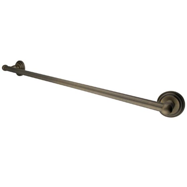 Wall Mount Towel Bar - 24 Inches - Antique Brass Finish