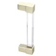 thumbnail image 4 of  Acrylic Handle, Acrylic Drawer Pulls Transparent  For Closet Hole Spacing 128 Gold, 4 of 8