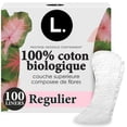 thumbnail image 2 of L. Liners for Women, Organic Cotton Top Layer, Regular Coverage, Pantiliners, 100 CT, 2 of 16