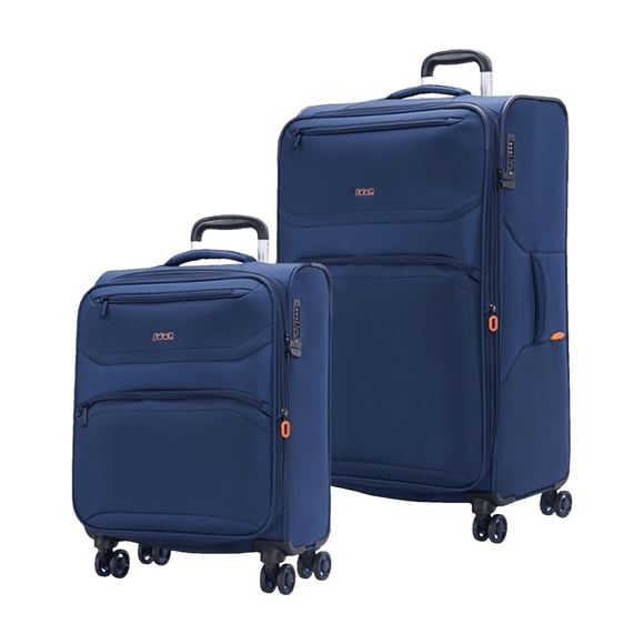 JUMP (Moorea) 2-Piece Luggage Set French Masterpiece Collection Ultra-Light, Expandable with TSA Lock (Carry-On+Medium)