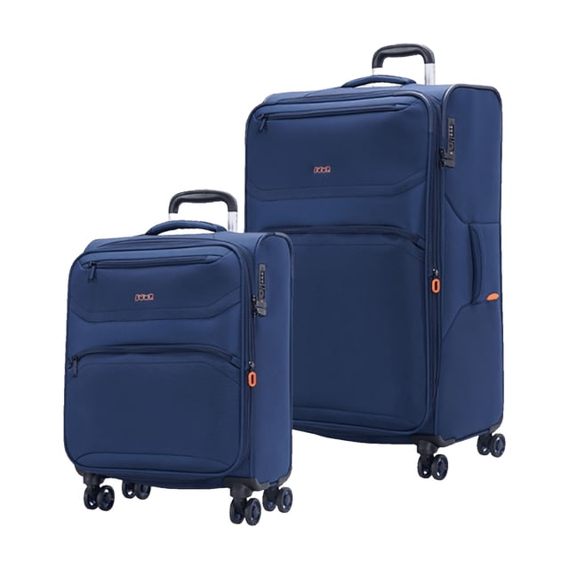 JUMP (Moorea) Ensemble de Bagages 2 Pcs Collection Chef-D'œuvre Française Ultraléger, Extensible avec Serrure TSA (Bagage de Cabine+moyen)