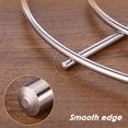 thumbnail image 4 of Set of 3, Stainless Steel Trivet Rack Stand, SourceTon 3 Sizes Heavy Duty Pressure Cooker Steam Rack, Steaming Rack, Pot Pan Cooking Stand- 1.2 Inch, 2 Inch, 2.8 Inch, 4 of 9