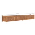 thumbnail image 4 of vidaXL Raised Bed 200x30x25 cm Solid Teak Wood, 4 of 5