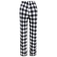 thumbnail image 4 of Kmbangi Female Suit Set Plaid Long Sleeve Hooded Pullover+ Long Pants, 4 of 10