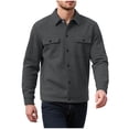 thumbnail image 2 of Yusimy Men's Trench Coat Double-Breasted Slim Fit Solid Mid-Length Casual Versatile Overcoat, 2 of 8