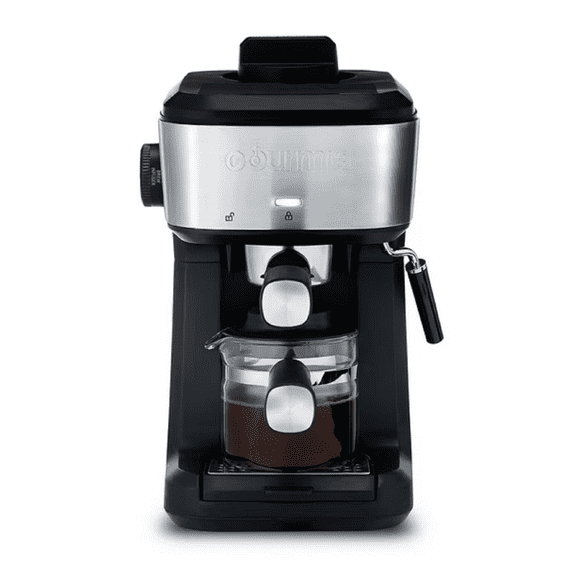 Refurbished Gourmia GCM4210 4-Shot Steam Espresso Maker with Frothing Wand