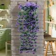 thumbnail image 3 of Mlkoz Home Decoration, Simulation Lilys Rattan Artificial Flower Wall Hanging Basket Indoor And or Decorative Flowers Suitable For Decorating Indoor Wedding, Men Gifts, 3 of 5