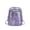 Purple, variant on BUTASY Backpack for Women Clear Mini Backpack for Kids Transparent Smoky Black Through Backpack with Mesh Side Pockets Waterproof School Bag for Boys Girls