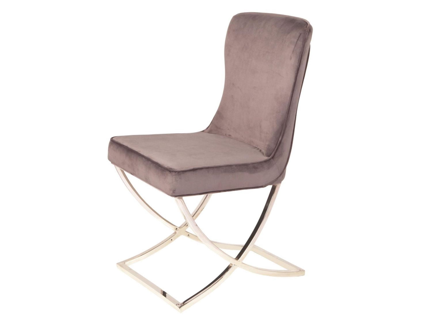 Chaise de salle à manger de luxe Manchester de Canadian Furniture, gris foncé (ensemble de 2)