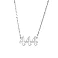 thumbnail image 2 of Pendentif Collier Numéro d'Ange Plaqué Or/argent Collier en Acier Inoxydable Bijoux pour Femmes, 2 of 8