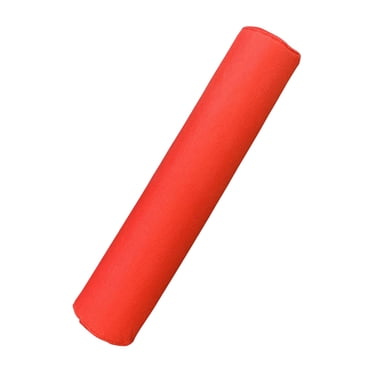 Lipstore Coussin de Squat Léger Portable Coussin d'Haltère pour Haltérophilie Exercice de Mise en Forme Rouge 50cmx8cm