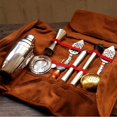 thumbnail image 2 of Bar Bartender Carrying Bag Creative Bartender Canvas Toolkit Pack Bar Tools Cocktail Shaker Set Storage Bag Only, 2 of 5