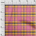 thumbnail image 1 of oneOone Cotton Poplin Fabric Madras Check Print Fabric By Yard 56 Inch Wide, 1 of 4