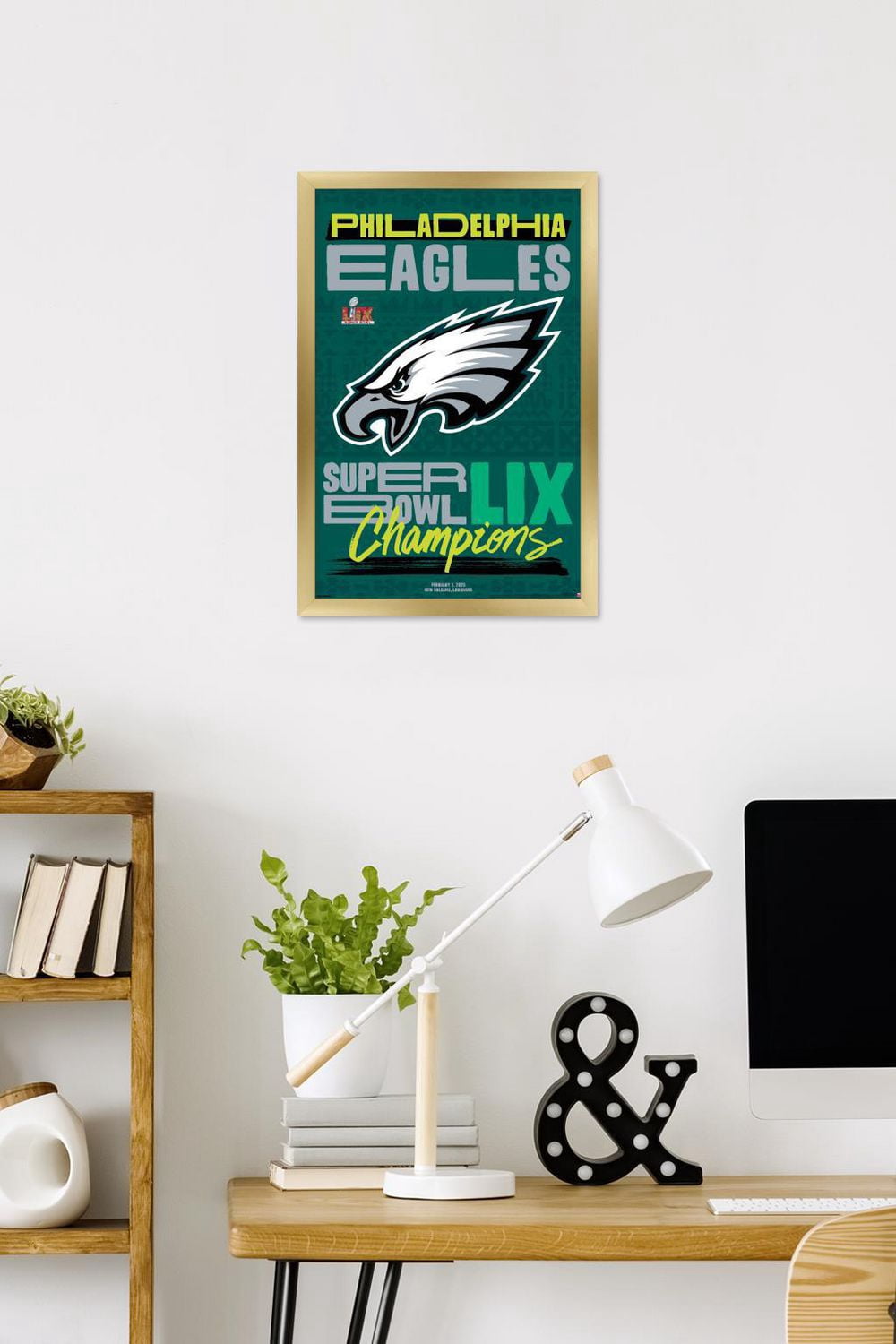 NFL Philadelphia Eagles - Super Bowl LIX Team Logo Wall Poster