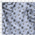 thumbnail image 4 of Soimoi Poly Georgette Fabric Moon & Stars Galaxy Print Fabric by The Yard 42 Inch Wide, 4 of 6