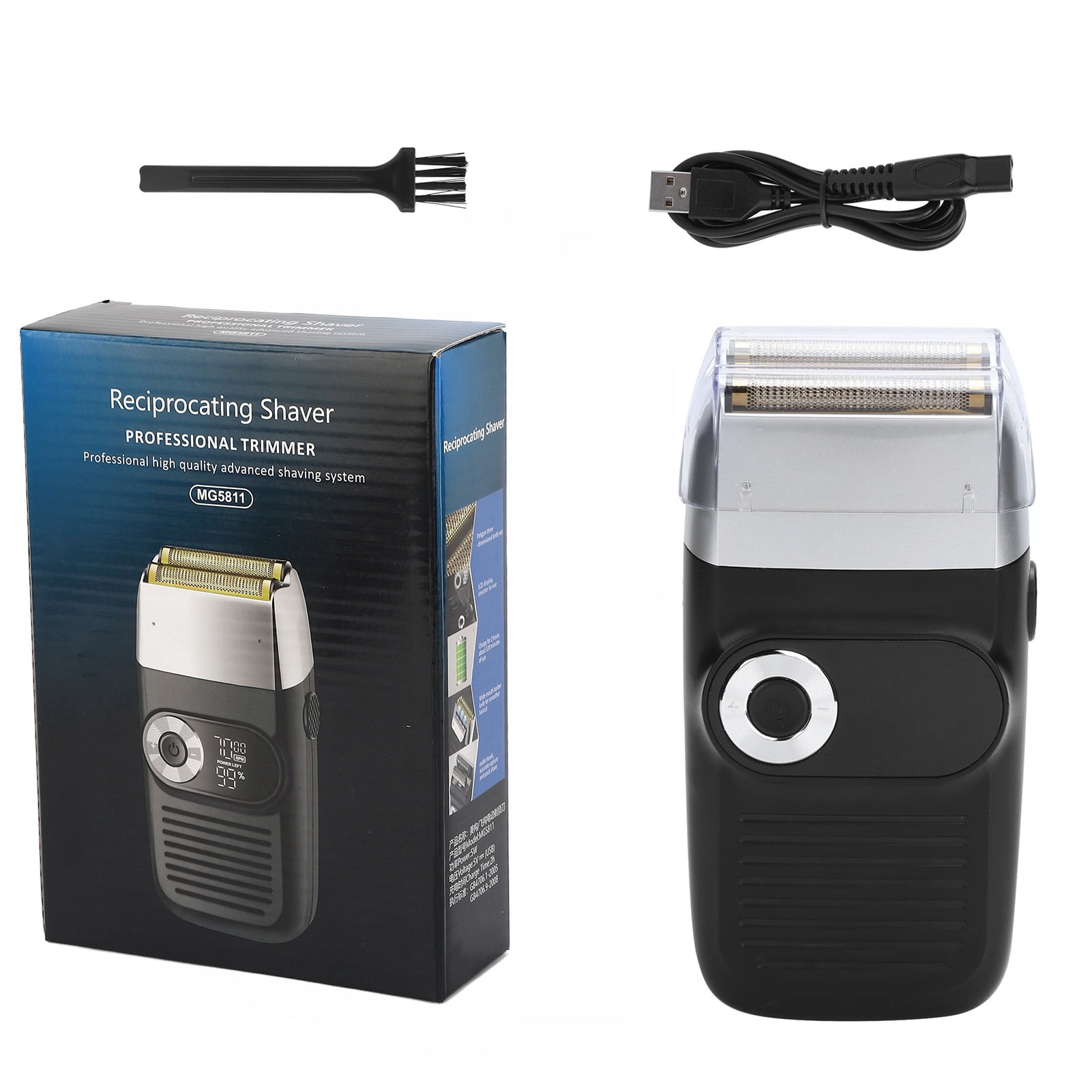 Electric Beard Razor,Electric Foil Shaver Rechargeable Rechargeable Shaver Foil Shaver Cutting-Edge Features