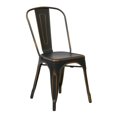 thumbnail image 1 of OSP Designs Bristow Antique Copper Metal Dining Chair, 1 of 4