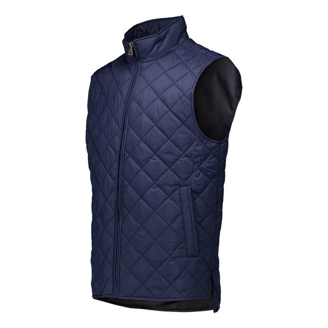 Weatherproof Mens Vintage Diamond Quilted Vest 207359, L, Navy