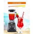 thumbnail image 3 of COMMERCIAL CHEF 1200 Watt High Power Blender, 50.7 oz, Black, 3 of 7