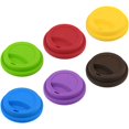 thumbnail image 1 of COSMOS Pack of 6 Anti-Dust Spill Proof Soft Silicone Replacement Coffee Mug Lids Cover Cup Lid Cover, 1 of 5