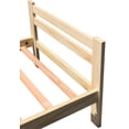 thumbnail image 4 of Twin XL Bed Wooden Frame Solid Pine Unfinished with Slats Amazonas, 4 of 5