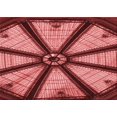 thumbnail image 1 of Ahgly Company Tapis d'Intérieur Rectangulaire Transitionnel Lavable à la Machine, Rouge Canneberge, 5 Pieds x 7 Pieds, 1 of 7