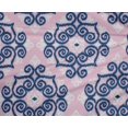 thumbnail image 4 of oneOone Tissu Polyester Lycra Imprimé Ikat Tourbillon 56 Pouces de Large, 4 of 4