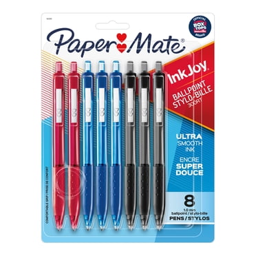 Paper Mate InkJoy 300RT Ballpoint Pens, Medium Point (1.0 mm), Retractable, Assorted Colours, 8 Count