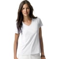 thumbnail image 1 of Hanes T-Shirt à Col en V Nano-T pour Femmes, TP, Blanc, 1 of 1