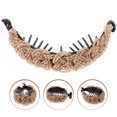 thumbnail image 4 of Barrette à Queue de Cheval pour Femmes, Pince à Cheveux de Mode pour Coiffure (Brun Clair), 4 of 7